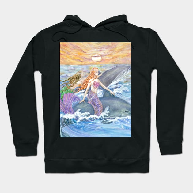 Cerista and Hartiss Mermaids Hoodie by cristinahansen